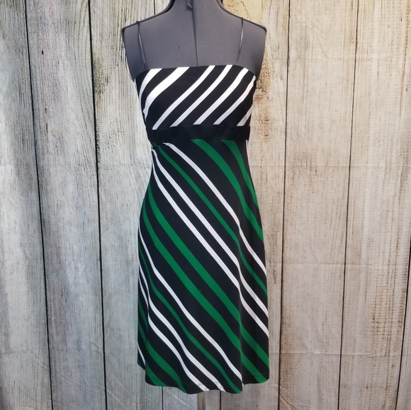 Cache Dresses & Skirts - Cache Green Black White Party Dress sz 8